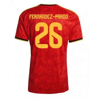 Billige Fotballdrakt Belgia Matias Fernandez-Pardo #26 Replika Hjemmedrakt VM 2026 Kortermet